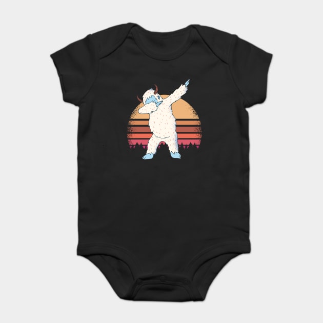 Dabin' Yeti Baby Bodysuit by rjzinger